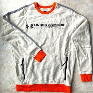 Under Armor Cream Sweatshirt - Small